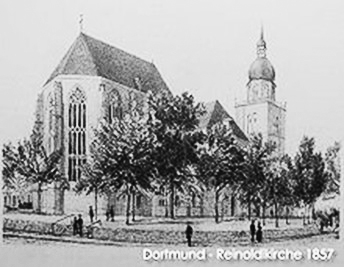 Церковь Св. Райнольда, the Church of St. Reinold, Reinoldikirche, 1857